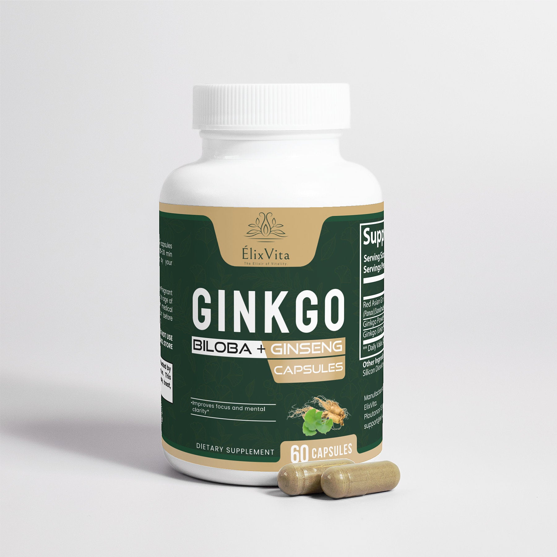 Ginkgo Biloba + Ginseng