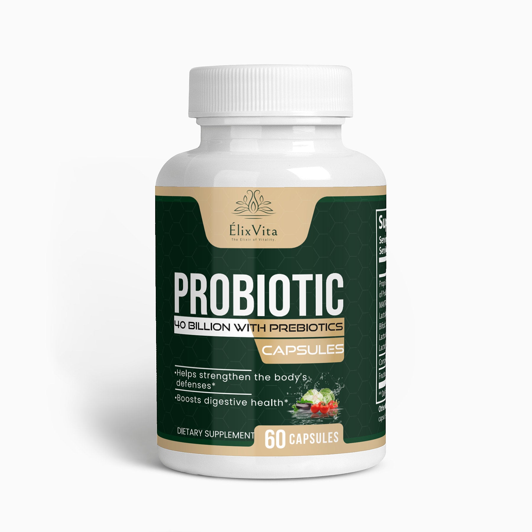 Probiotic 40 Billion with Prebiotics