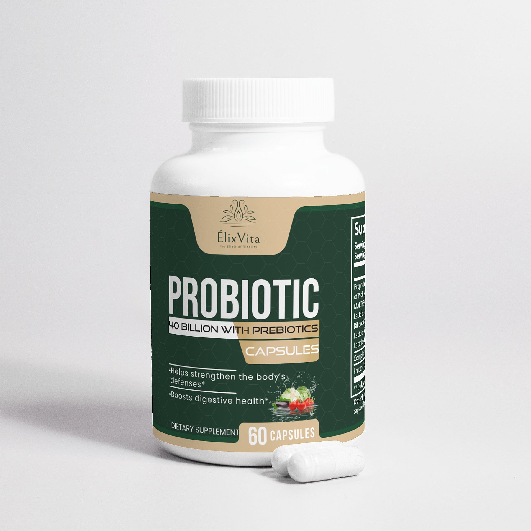 Probiotic 40 Billion with Prebiotics